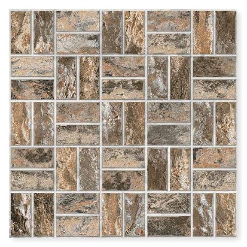 Faro 1 Novac Ceramic Latest Rustic Matte Finishing Tiles in 396x396mm Ceramic Floor Tiles for Living Room from India