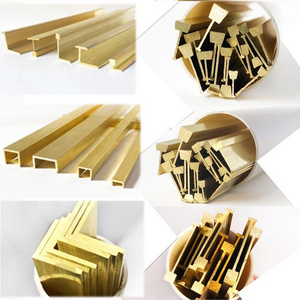 High Quality Brass T Shape U Shape Tile Trim Profiles For Wall Bronze Metal Floor Decoration New Design Copper Tile Trim