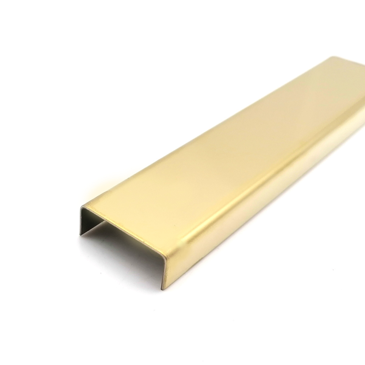 Gold Stainless Steel U Channel Decorative Profile Floor And Wall  Inlay SS Tile Trim