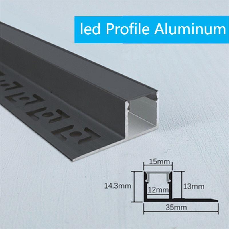 HOT sale  for ceiling bar Lighting strips 1m 2m 3m Led Profile Aluminium Profile For Led Strips