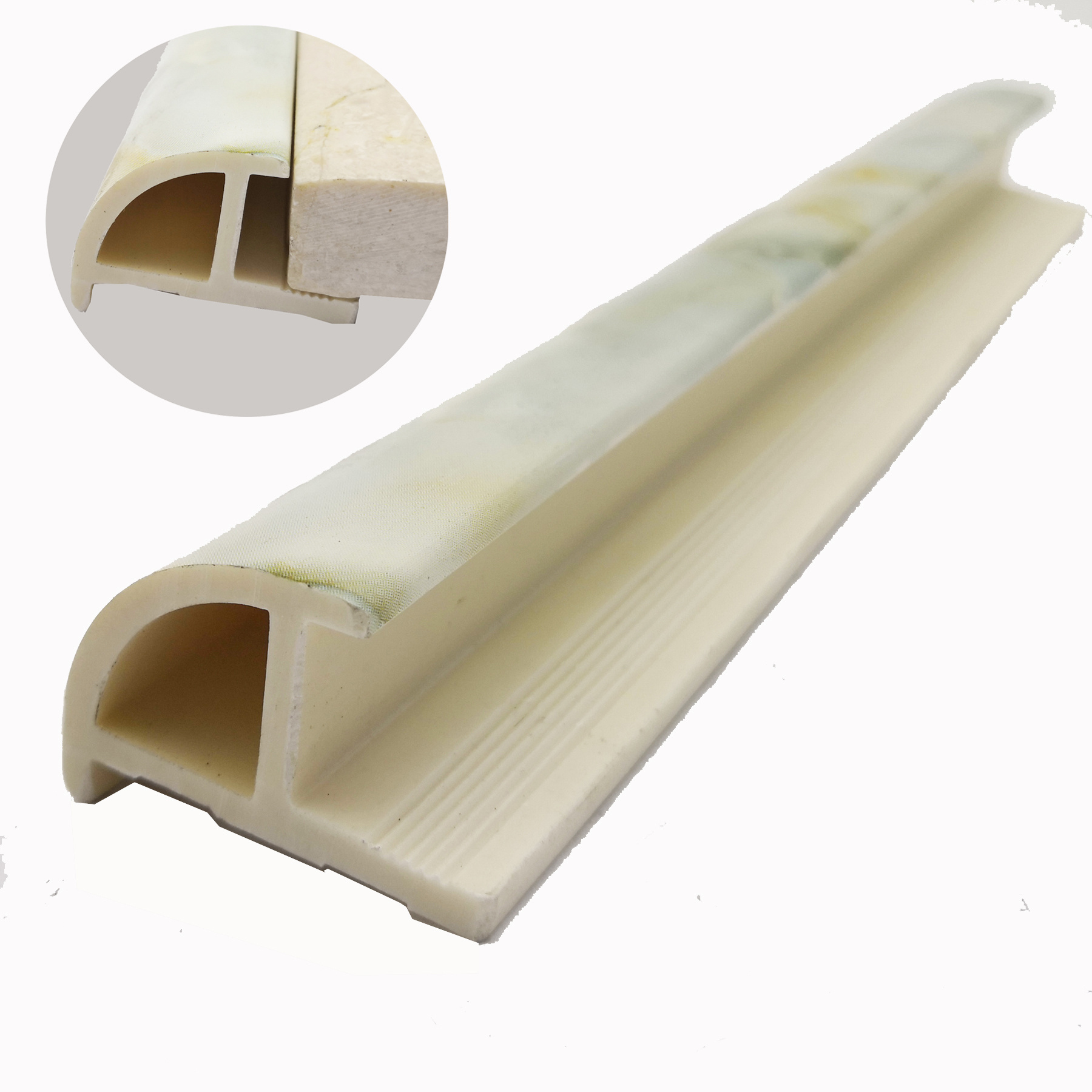 High Quality Marble Flexible Round Plastic Tile Trim