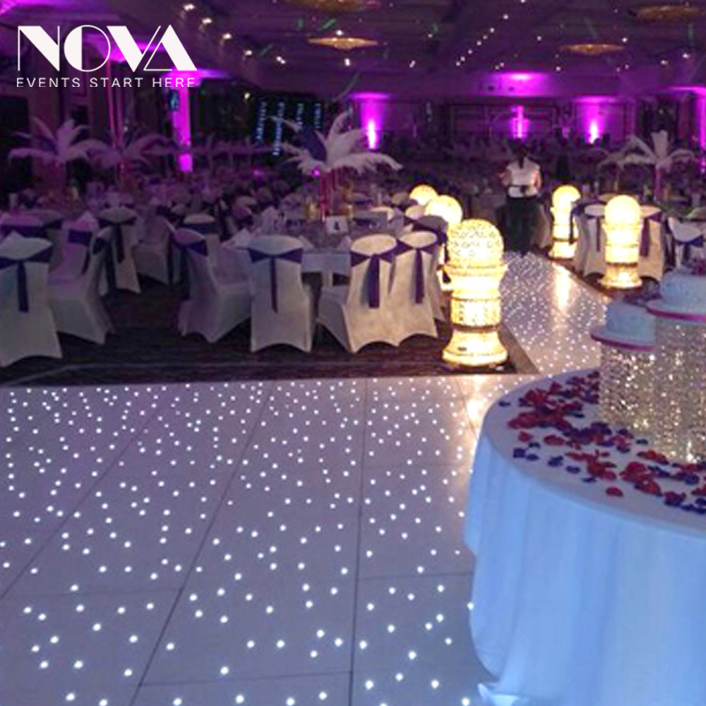 NOVA event decoration Acrylic panels led rgb pixel dance floor