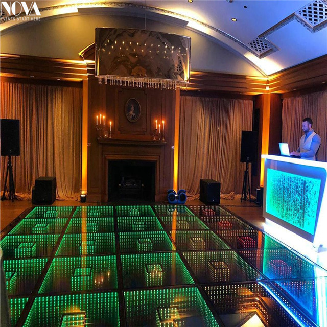 3D infinity led mirror dance floor