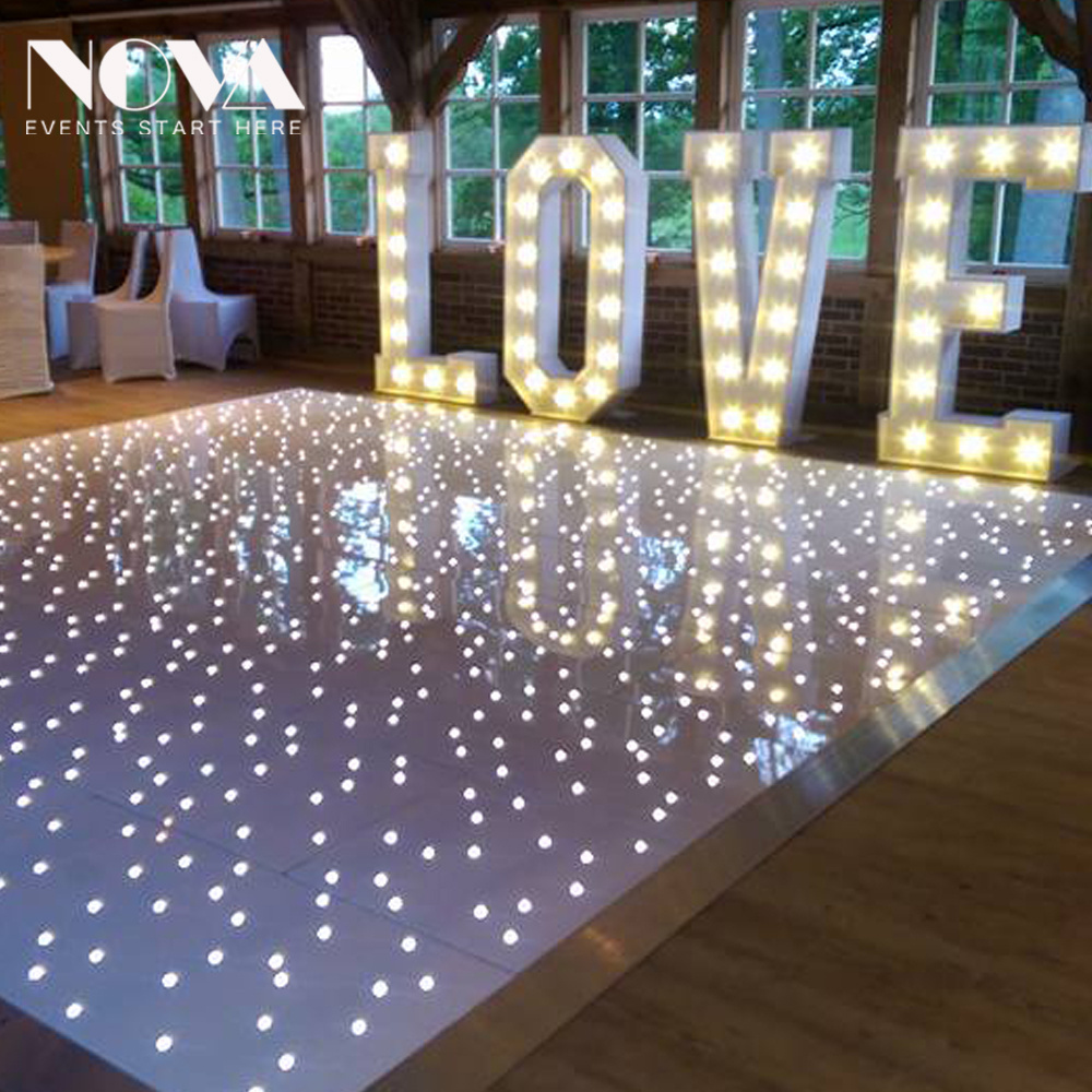 NOVA dj lights lazer party lights LED dance floor for rental wedding