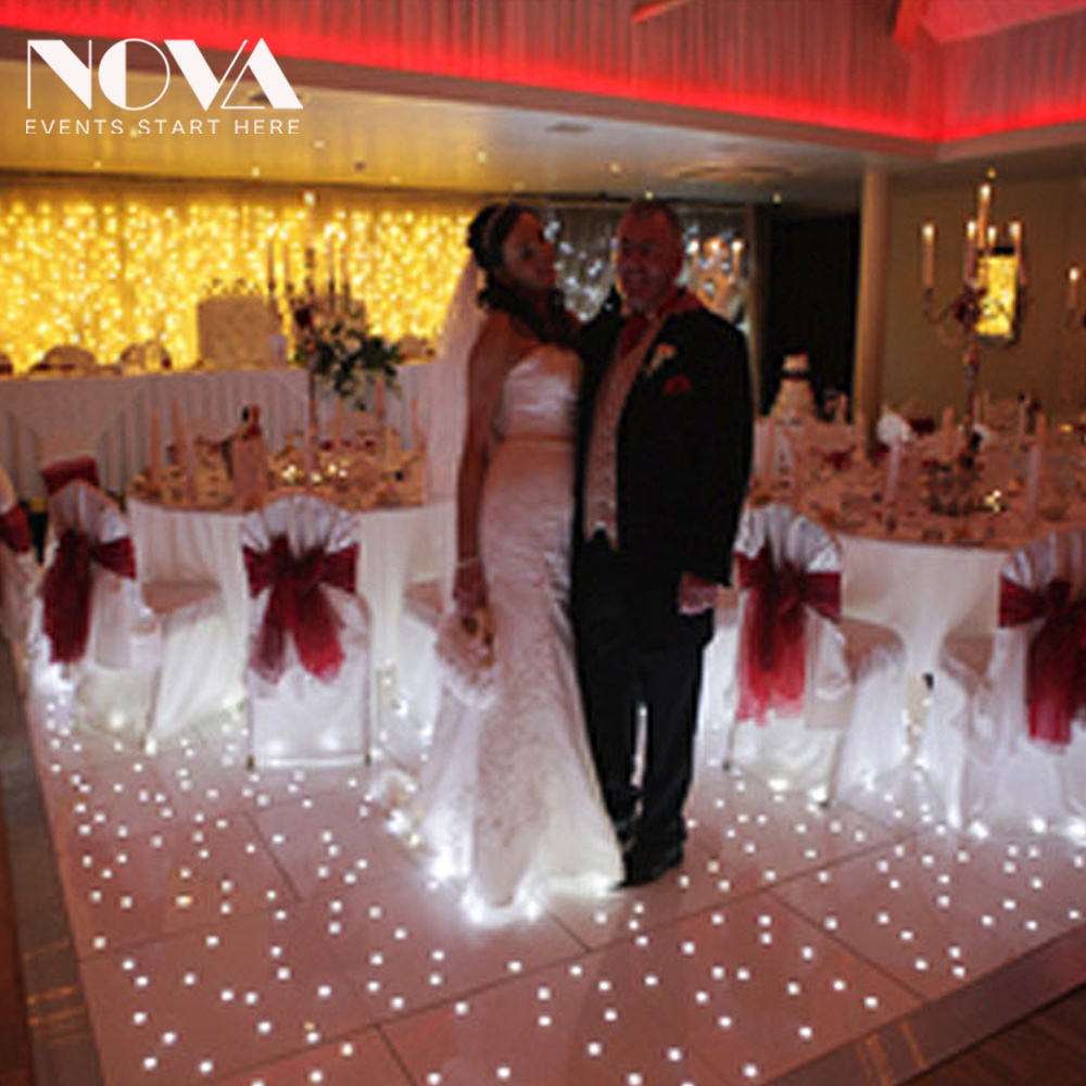 NOVA event decoration Acrylic panels led rgb pixel dance floor