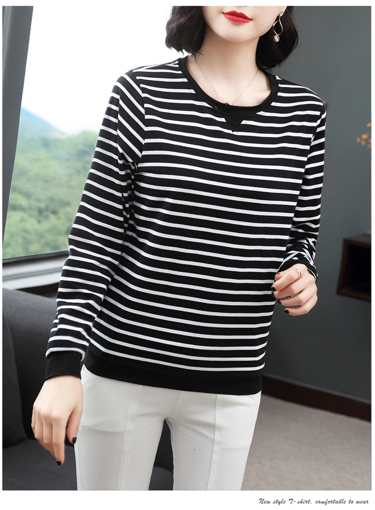 Inner bottoming shirt women's autumn and winter tops middle-aged mother's autumn clothes new autumn clothes