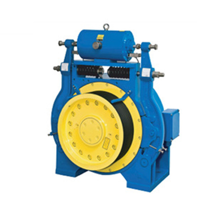 320kg-1000kg Elevator Control machine AC220 Elevator Motor Gearless Traction Machine