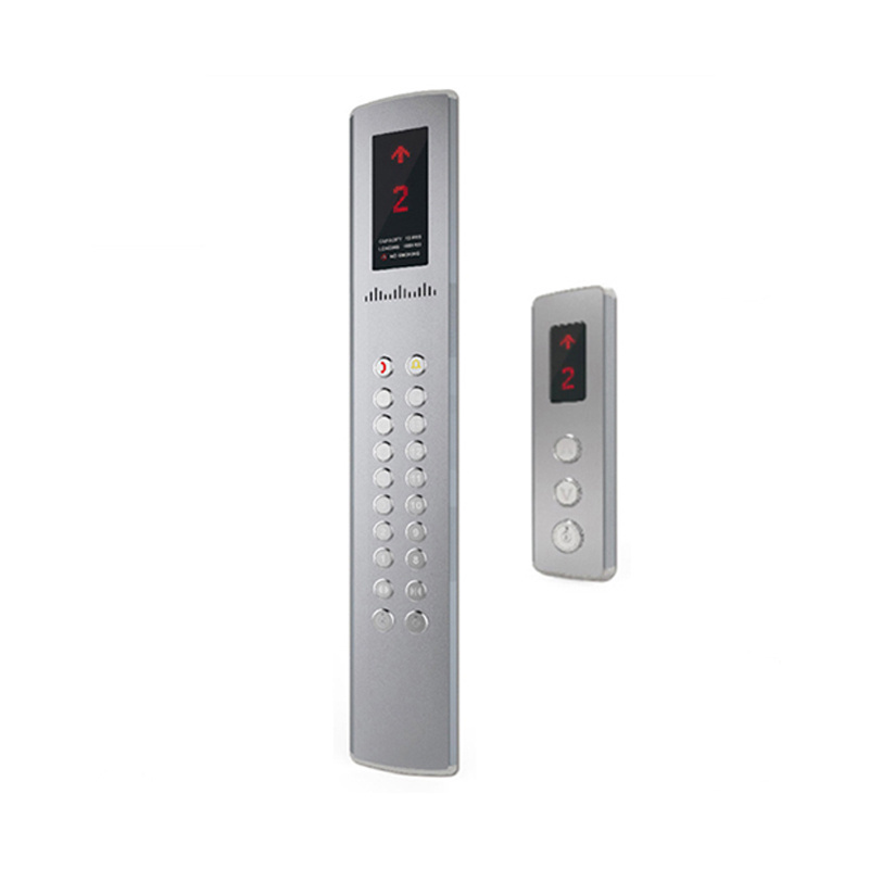 Elevator cop and lop touch push button panel with LCD display