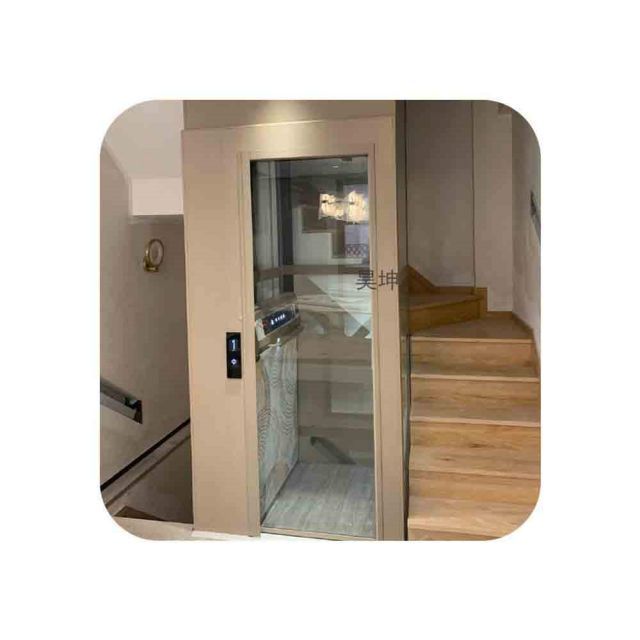 3-10M 2 Person Electric House Villa Lift Passenger Elevators 3 Floor Indoor Outdoor Residential Home Elevator Lifts