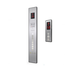 Elevator cop and lop touch push button panel with LCD display