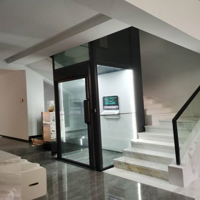 0.4m/s 200KG~400KG Elevator hydraulic luxury  Residential Small Home  used elevator for sale