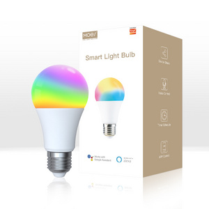 Tuya Smart light bulb 806lm wifi smart bulb RGB colorful 9W Smart lamp