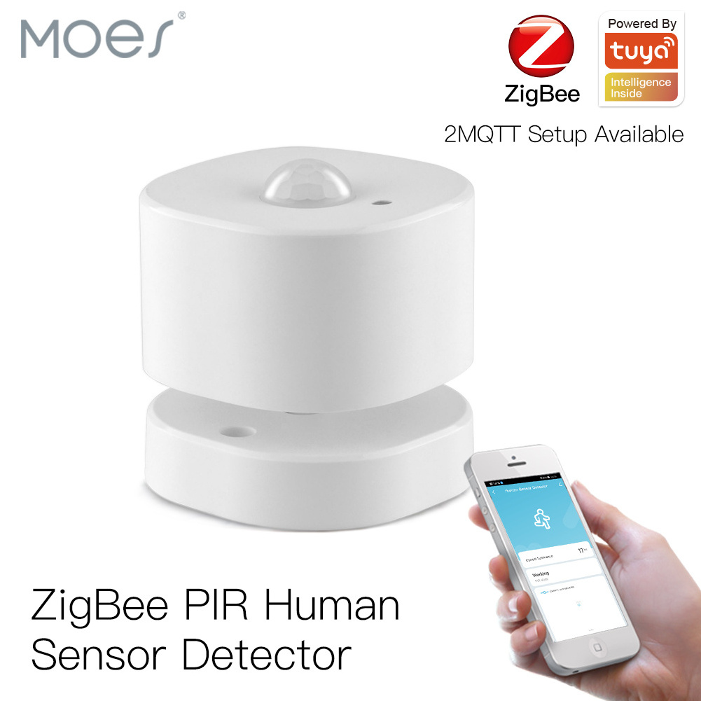 Smart tuya wireless ceiling mounted zigbee infrared light human occupancy pir motion sensor