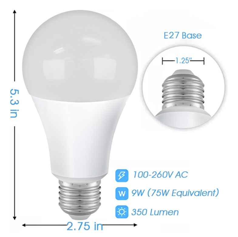 RGB warm cold color ZIGBEE 3.0 smart LED bulb E27, dimmable, work with google home, TUYA Smart life