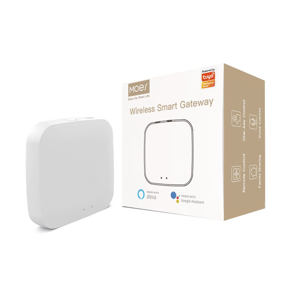 Zigbee Blue tooth MESH Gateway Hub Multi Mode Tuya Zigbee Gateway Smart home automation, APP wireless remote control