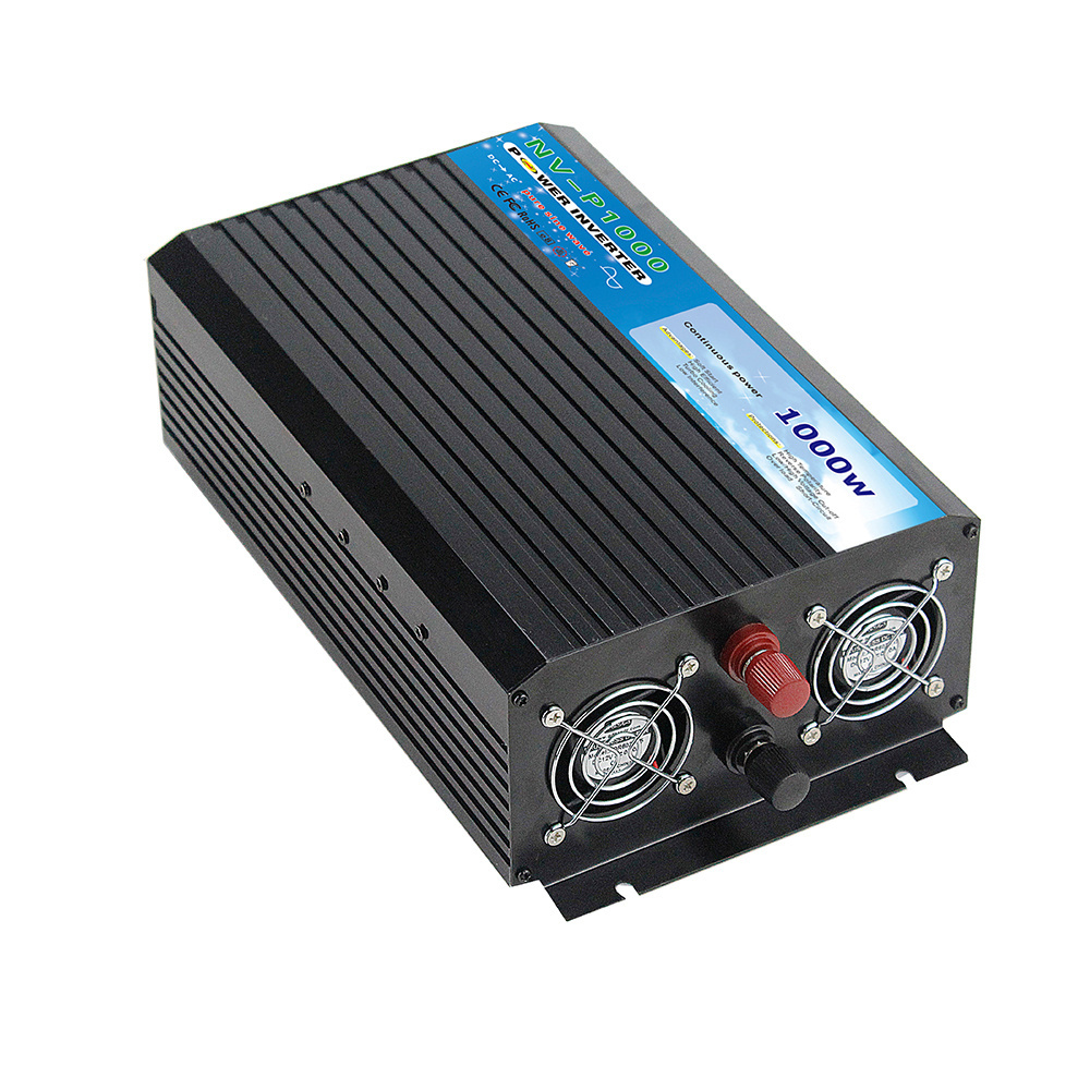 1000W 1KW 1000 Watt Solar Inverter DC to AC Pure Sine Wave for Solar Panel System 48V 24V 12VDC to 110V 120V 220V 230V 240VAC