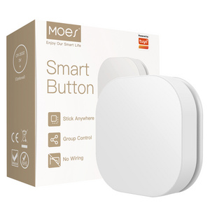 Tuya ZigBee Smart Button Wireless Switch Remote Dimmer One Key Control Scene Button Switch