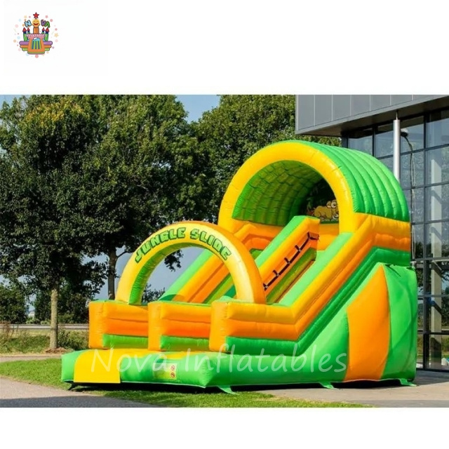 6.5mL Jungle Inflatable Water Slide For Pool PVC Inflatable Jungle Water Slide Inflatable City Water Slide For Sale