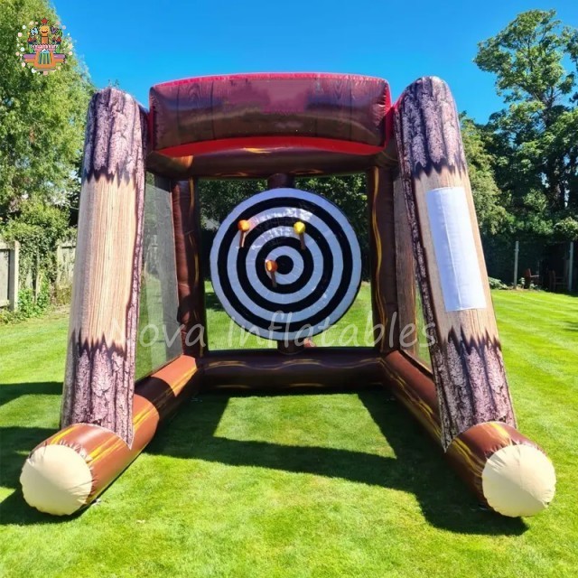 Outdoor Rental Toy Carnival Sport Games Inflatable Throwing Game For Adult And Kids