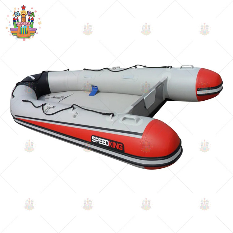 Whole/Half Hot Welded Commercial Foldable Aluminum Floor Inflatable Drifting Marine Carp Fishing Boat