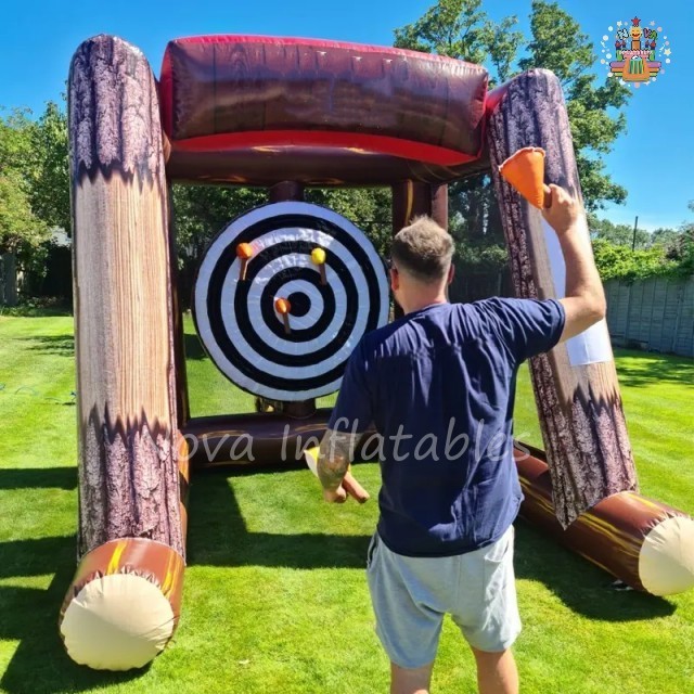 Outdoor Rental Toy Carnival Sport Games Inflatable Throwing Game For Adult And Kids