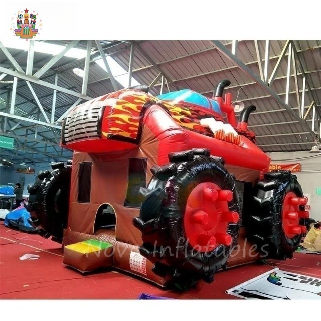 Inflatable Bouncer Monster Truck Bouncy Jumping Castle Bounce House