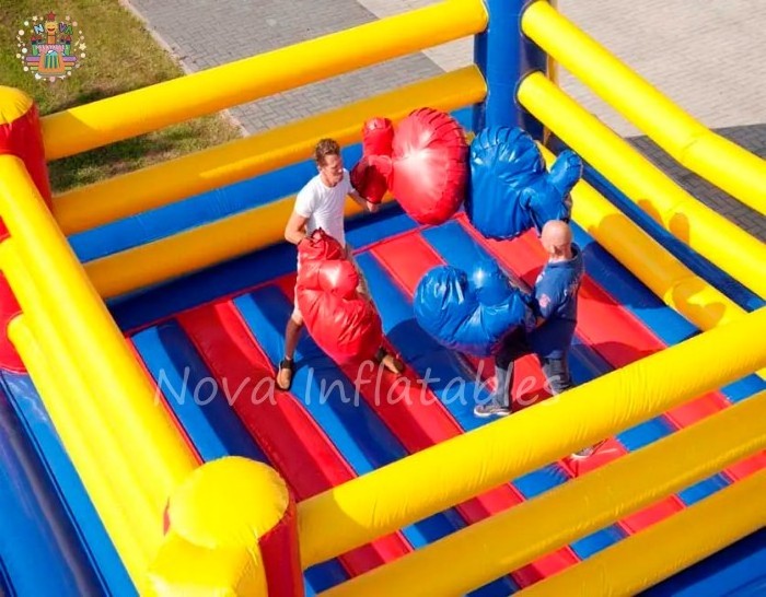 Kids inflatable wrestling ring  With Boxing