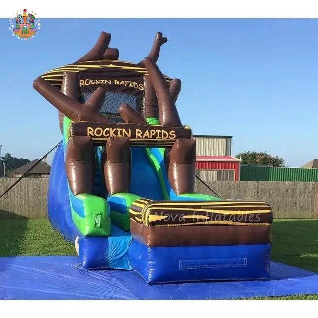 Hot sale commercial Custom blow up pvc big customized inflatable water slide pool for adult kids Playground Slides For Children