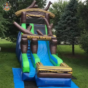 Hot sale commercial Custom blow up pvc big customized inflatable water slide pool for adult kids Playground Slides For Children