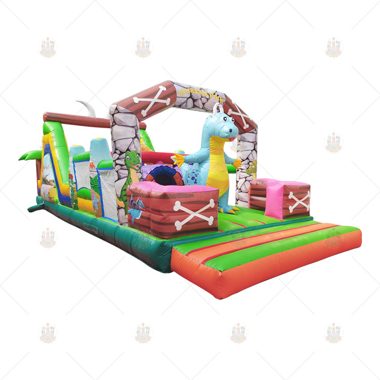 Factory Clown inflatable obstacle course inflatabke tunnel sport equipment jumping bouncer obstacle course for outdoor party