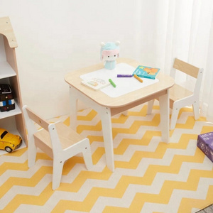 NOVA Modern Kindergarten Furniture Wooden Kids Toys Storage Table Chairs Painting Read Art Playroom Activities Table And Chairs