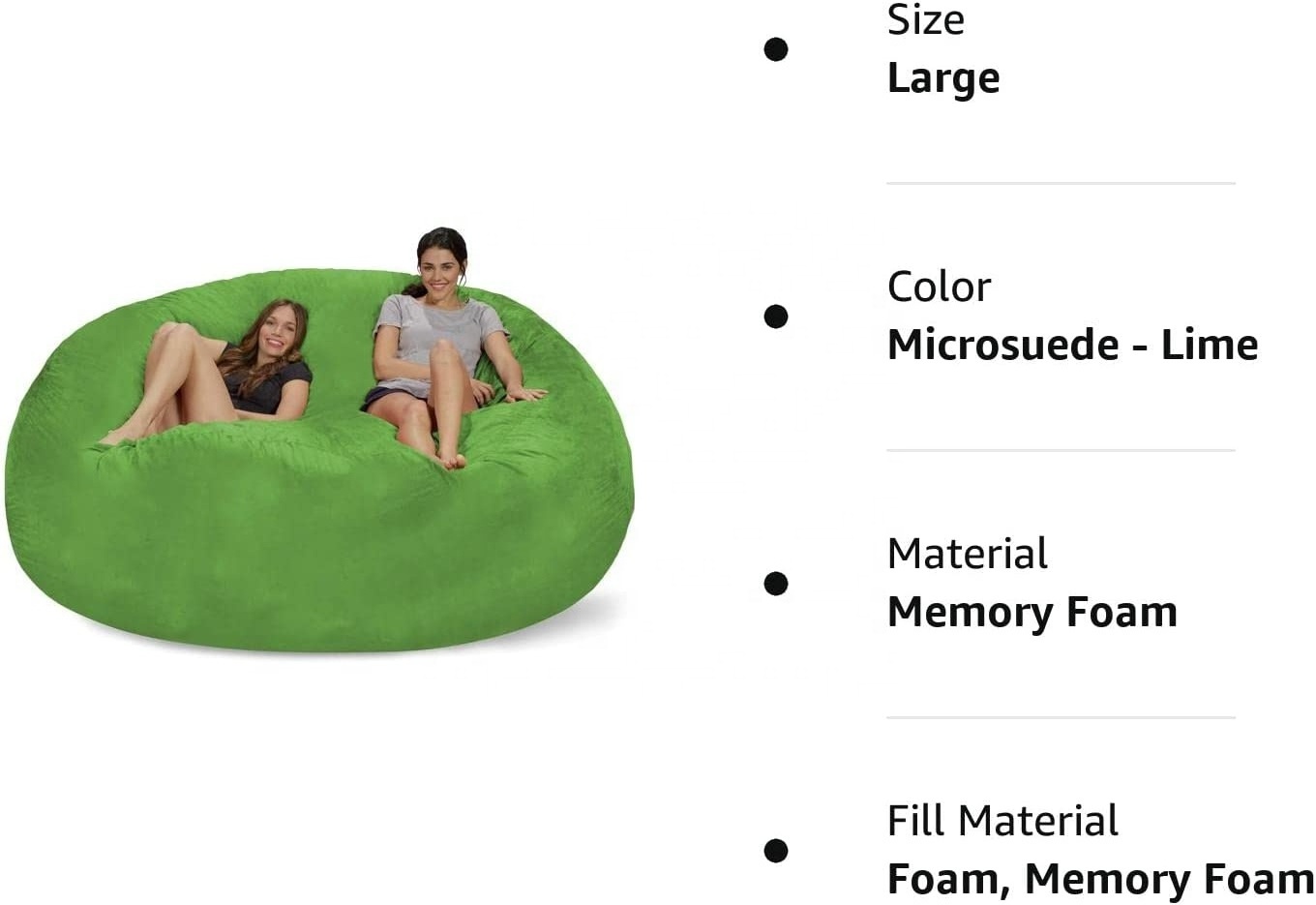 NOVA Popular Big Sofa with Soft Micro Fiber Cover Foam Bean Bags Sofa Bed Large Giant Bean Bag Cover Big Bean Bag Chairs