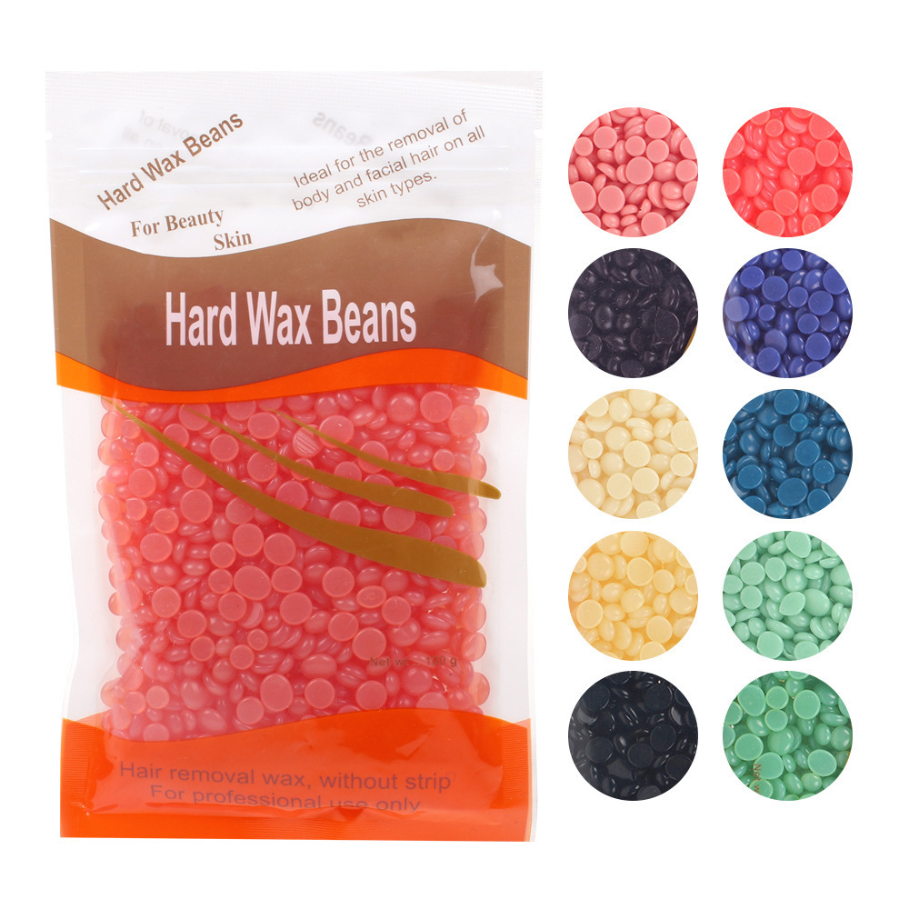 100g 300g 500g 1000g Depilatory Wax Pellet Cheap Hard Wax Beans Bag Hard Wax Beads for Hair Removal In Bulk