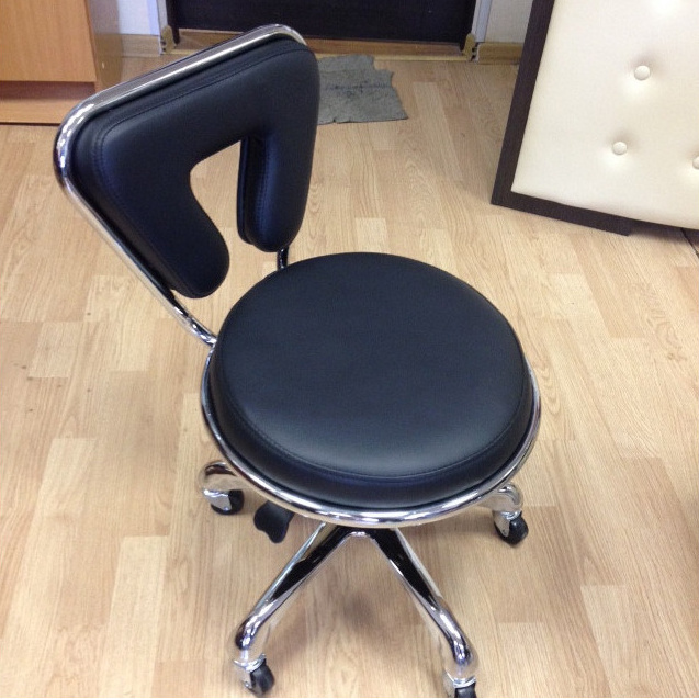 Modern Nail Salon Furniture Portable Manicure Technician Pedicure Stool Chair with Wheels