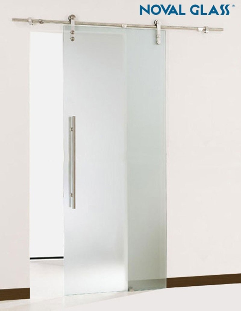 Clear or Colored Meeting Room Frosted Glass Door