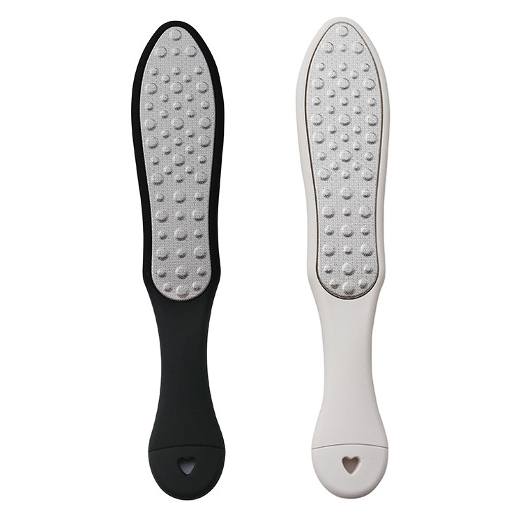 Double Side Foot File Replacement Callus Remover Plastic Stainless Steel Pedicure Foot File