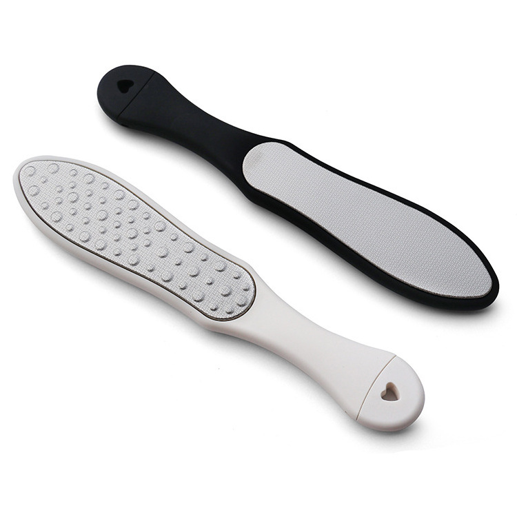 Double Side Foot File Replacement Callus Remover Plastic Stainless Steel Pedicure Foot File