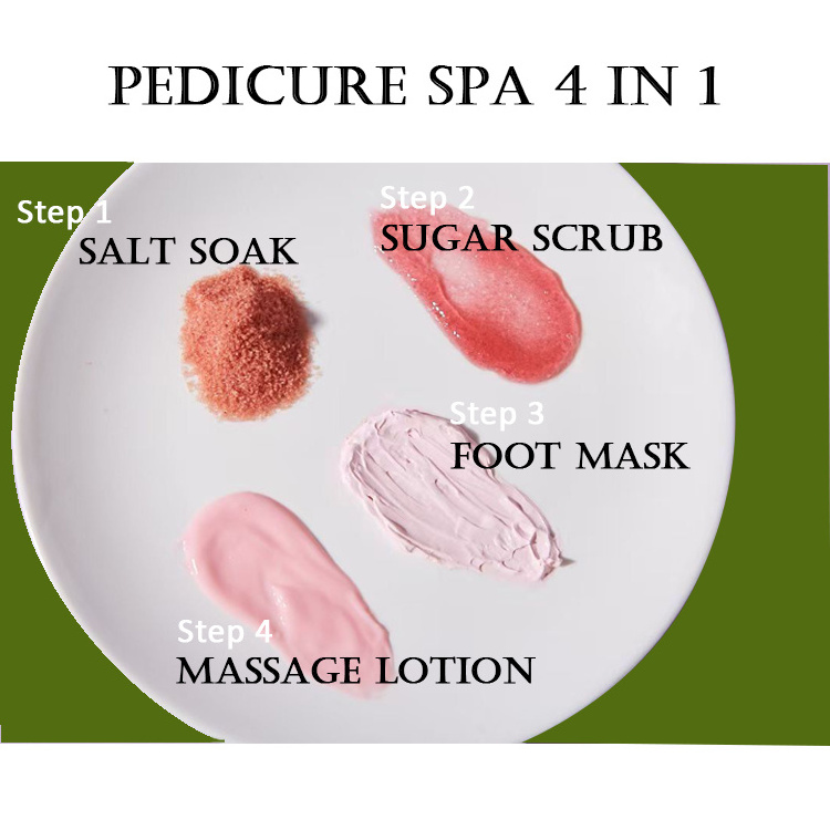 Professional Pedicure Kit Feet Care Products 11 In 1 Gift Box Foot Spa Milk and Honey Pedicure Set