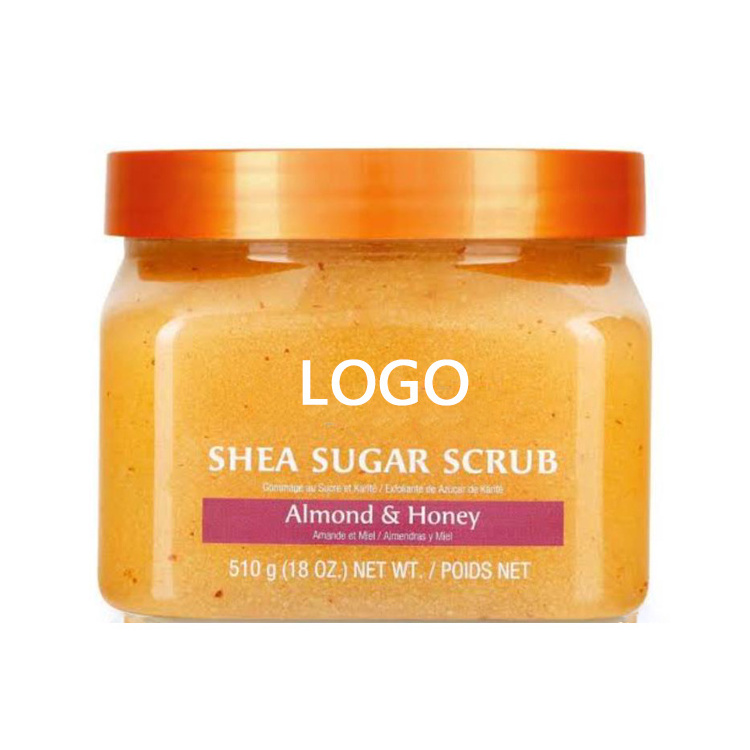 Private Label Ultra Nourishing Body Care Scrub Hydrating Exfoliating Natural Whitening Foot Sugar Scrub for Salon