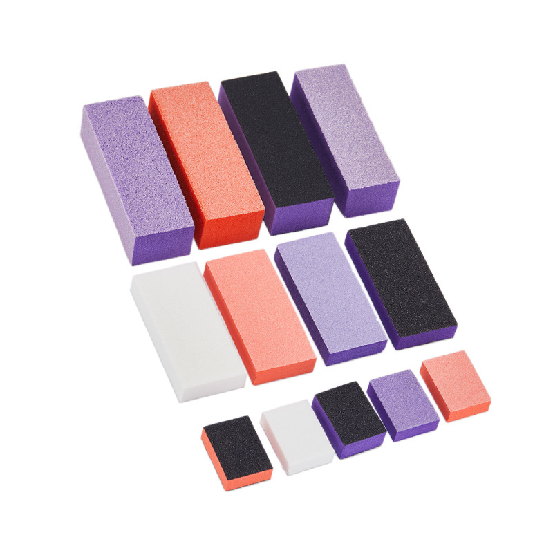 Wholesale Disposable 2 3 Way Sponge Mini File Nail File Buffer Block 100/180 Grit Factory OEM for Beauty Salon