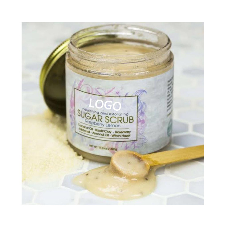 Private Label Ultra Nourishing Body Care Scrub Hydrating Exfoliating Natural Whitening Foot Sugar Scrub for Salon