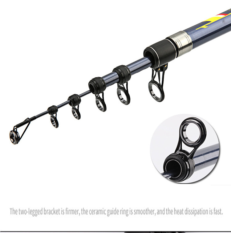 Telescopic Fishing Travel 3.6m 3.9m 4.2m 4.5m 5.4m Throwing Surfcasting Pole Telescopic Portable Remove Seat Sea Fishing Rod