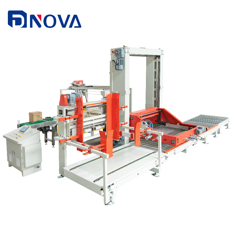 Carton Palletizer Shrink Pack Palletising Machine Save Labor Equipment Beverage Production