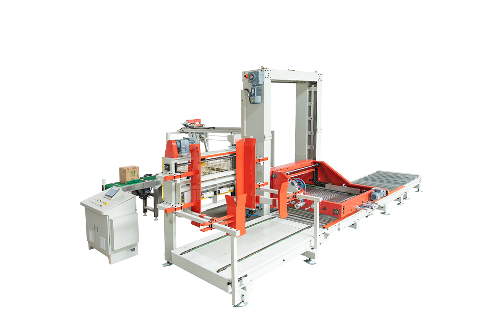 Carton Palletizer Shrink Pack Palletising Machine Save Labor Equipment Beverage Production