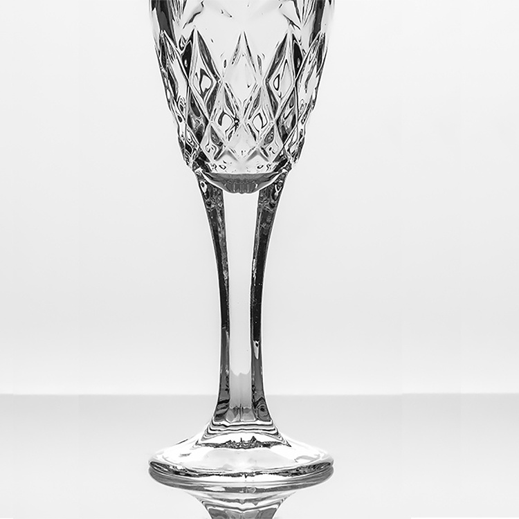 Wholesale Glassware Modern Crackle Wine Glass With Free Sample