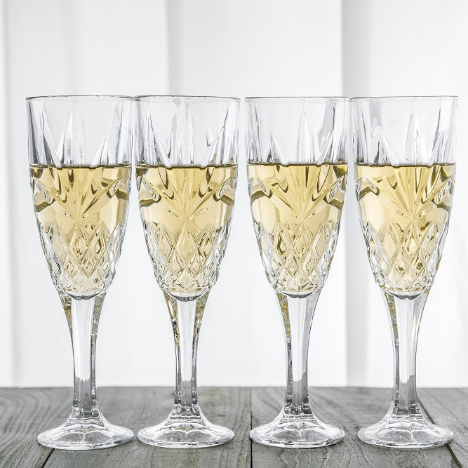 Wholesale Glassware Modern Crackle Wine Glass With Free Sample