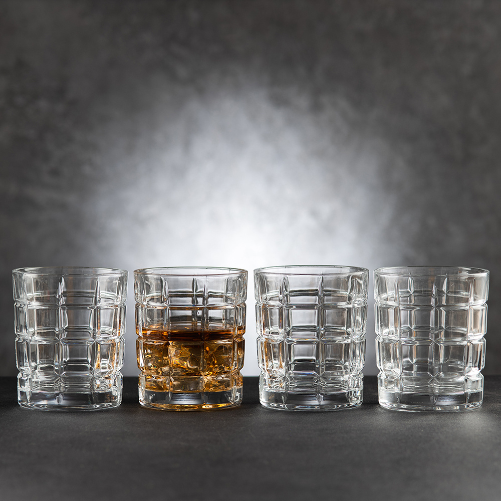 Factory Wholesale Crystal Whiskey Glass Crystal Clear Glassware Sets