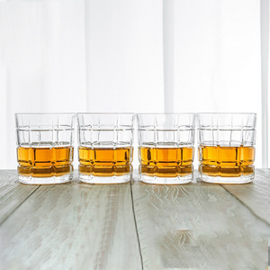 Factory Wholesale Crystal Whiskey Glass Crystal Clear Glassware Sets