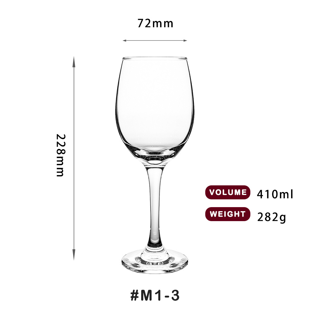 Custom Logo Lead Free Long Stem Clear Red Wine Glass White Red Wine Glasses Goblet For Drinking