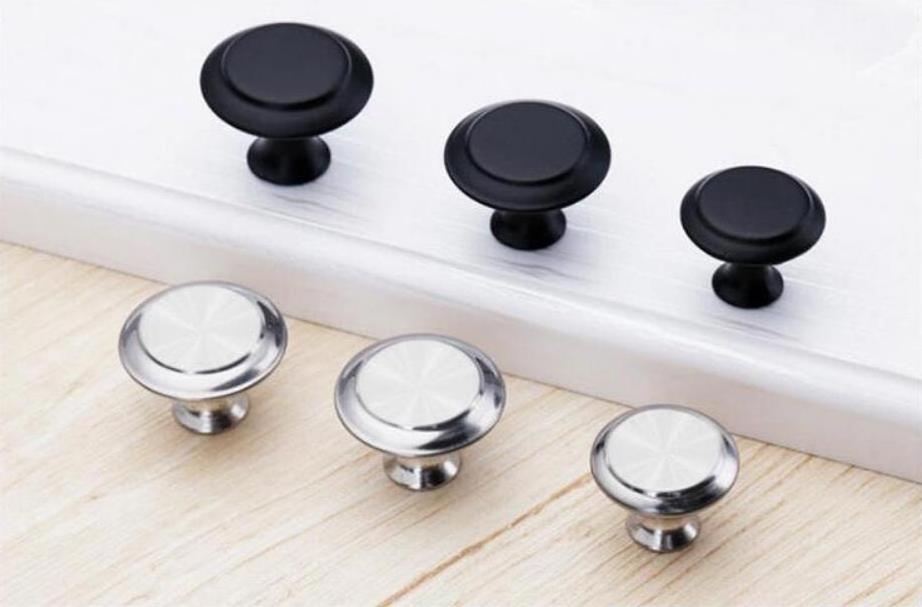 Amazon Hot Sale Kitchen Cabinet Matte Black Zinc Knobs Drawer Pulls Door Handles Knobs Handles Pull for Dresser